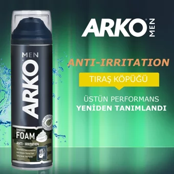 Arko Anti-Irritation Seyahat Boyu Tıraş Köpüğü 200 ml