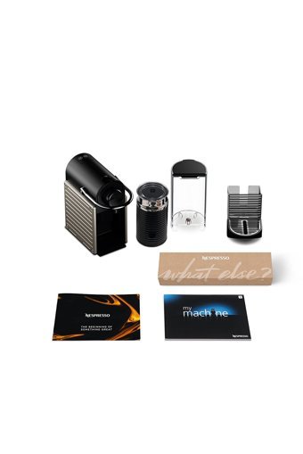 Nespresso C66T Titan Pixie 1000 W 0.9 lt Kapasiteli Süt Köpürtücülü Espresso Kapsül Kahve Makinesi