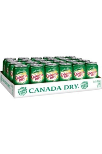 Canada Dry Ginger Ale Zencefilli Kutu Gazoz 24 Adet 330 ml