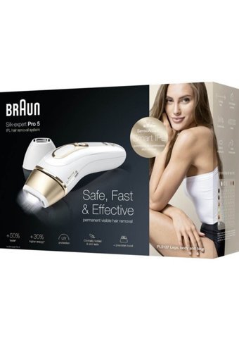 Braun Silk Expert Pro 5 PL5137 400000 Atımlı Yüz Koltuk Altı Genital Bölge İçin Çift Başlıklı Lazer Epilasyon Aleti
