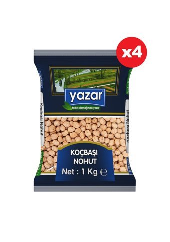 Yazar Koçbaşı Nohut 4x1 kg