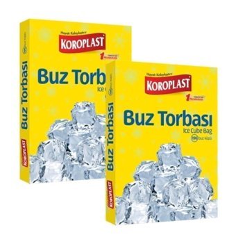 Koroplast Orta Bölmeli Kilitli Buz Torbası 2x196'lı