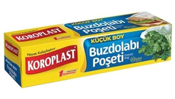 Koroplast Küçük Buzdolabı Poşeti 24x40'lı