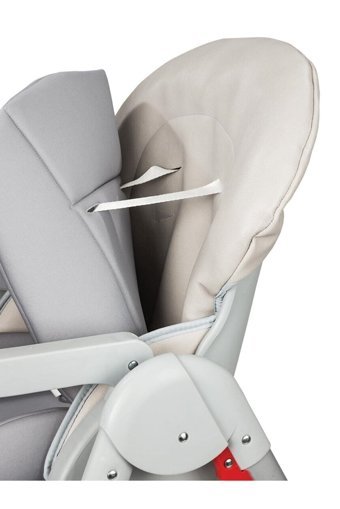 Baby Care BC 511 Alüminyum Emniyet Kemerli 15 kg Kapasiteli Tekerkelsiz Oturaklı Katlanır Mama Sandalyesi Gri