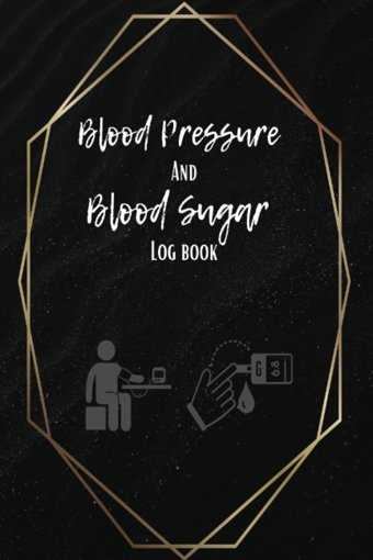 Blood Pressure And Blood Sugar Log Book Simple Way To Record Your Daily Bp And Bs Readings At Home | (6X9 İnches) Books, Zvj Independently Publıshed