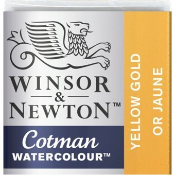 Winsor & Newton Cotman 088 S.2 Tablet Yellow Gold Sulu Boya