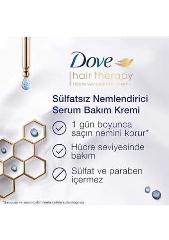 Dove Hair Therapy Nemlendirici Boyalı Tüm Saçlar için Kadın Saç Kremi 170 ml