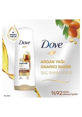 Dove Ultra Care Argan Yağlı Onarıcı Boyalı Tüm Saçlar için Kadın Saç Kremi 350 ml
