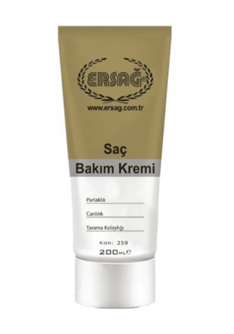 Ersağ Argan Yağı Kamelya Yağı Canlandırıcı Boyalı Tüm Saçlar için Kadın Saç Kremi 200 ml