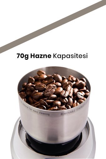 My Coffee Smash 200 W Çelik 5 Kademeli Elektrikli Kahve Öğütücü