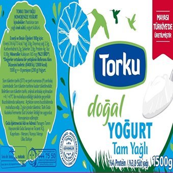 Torku Homojenize Kaymaksız Yoğurt 1.5 kg