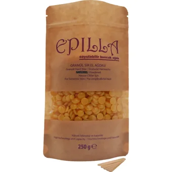 Epilla Natural Soyulabilir Hassas Ciltler İçin Boncuk Ağda 250 gr