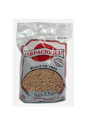 Arpacıoğlu Kabuklu Kırmızı Mercimek 5 kg