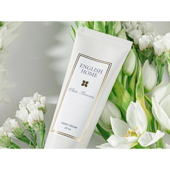 English Home Beyaz Çiçekler Tüm Ciltler Organik Vegan Parfümlü El Kremi 30 ml