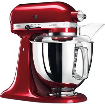 KitchenAid Artisan 5KSM175PSECA Metal 300 W 4.8 lt Standlı Hamur Yoğurma ve Mutfak Şefi Kırmızı