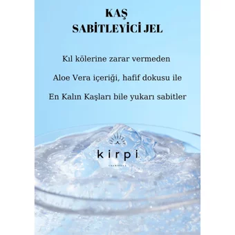 Kirpi Doğal Şeffaf Maskara Kaş Sabitleyici 8 ml