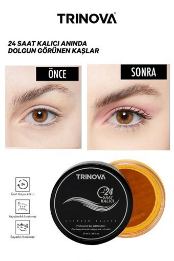 Trinova Special Edition Şeffaf Wax Kaş Sabitleyici 50 ml