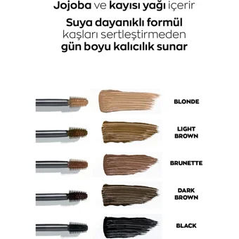 Avon Brow Boost Suya Dayanıklı Koyu Kahverengi Maskara Kaş Sabitleyici