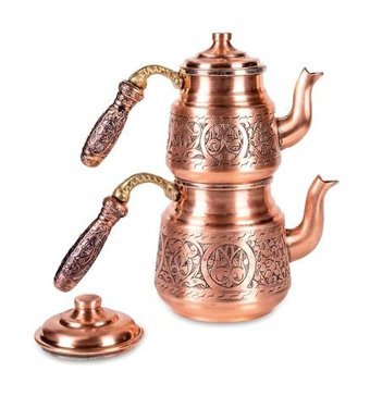 Coppergreat Mini Bakır Çaydanlık Kırmızı