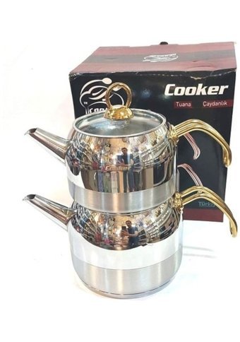 Cooker Tuana 2879 Mini Çelik Çaydanlık İnox