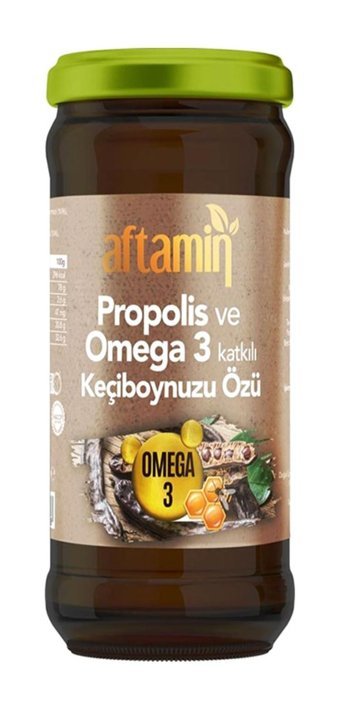 Aftamin Propolis Omega 3 Katkılı Keçiboynuzu Pekmez 640 gr