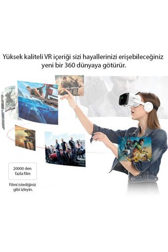 Fogy 3D Oyun Oynanabilen 3.5-6.0 inç Bluetooth 100-120 °C Sanal Gerçeklik Gözlükleri