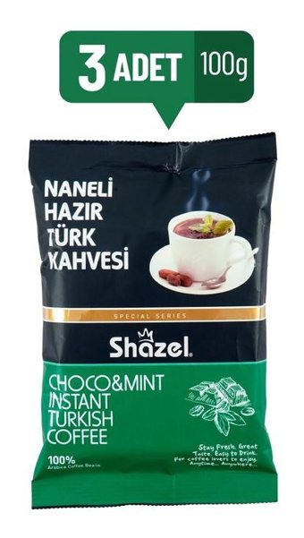 Shazel Naneli Türk Kahvesi 3x100 gr