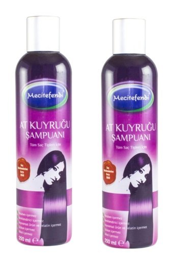 Mecitefendi At Kuyruğu Düz Saçlar İçin Sülfatsız At Kuyruğu Kremsiz Şampuan Unisex Şampuanı 250 ml