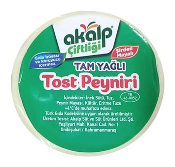 Akalp Çiftliği Tost İnek Peyniri 500 gr