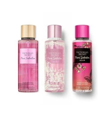 Victoria's Secret Pure Seduction-Pure Seduction Frosted-Pure Seduction Noir Kadın Vücut Spreyi 3x250 ml