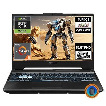 Asus TUF A15 FA506NF-HN050A19 Harici GeForce RTX 2050 AMD Ryzen 5 7535HS 64 GB DDR5 2 TB SSD 15.6 inç FHD Freedos Gaming Laptop CNT020 Çanta