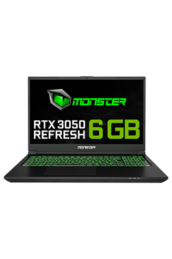 Monster Abra A5 V21.1.2 Harici GeForce RTX 3050 Intel Core i5 12450H 32 GB DDR5 1 TB SSD 15.6 inç FHD Freedos Gaming Laptop