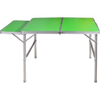 Andoutdoor And-8812-K 90x60 cm Dikdörtgen Alüminyum Katlanır Kamp Masası Yeşil