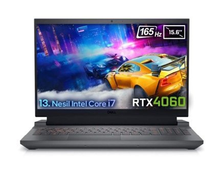 Dell Gaming G15 5530 Harici GeForce RTX 4060 Intel Core i7 13650HX 16 GB DDR5 1 TB SSD 15.6 inç FHD Ubuntu Gaming Laptop