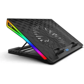 Inca Inc-608Gms 800 Rpm Mini Sessiz 1 Fanlı Rgb 17 İnç Gaming Laptop Soğutucu