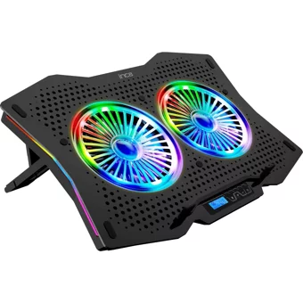 Inca Arrax Inc-606Tgs 1200 Rpm Mini 2 Fanlı Rgb Plastik 18 İnç Gaming Laptop Soğutucu