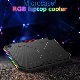 Microcase Al3504 5 Fanlı Rgb Plastik 17 İnç Laptop Soğutucu