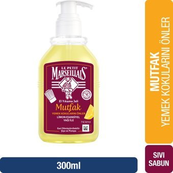 Le Petit Marseillais Mutfak Yemek Kokusu Önleyici Limon Nemlendiricili Organik 300 ml Sıvı Sabun