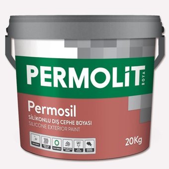 Permolit Permosil Silikonlu Dış Cephe Boyası 20 kg Krem Karamel