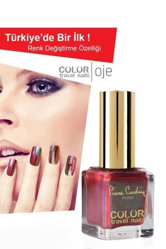 Pierre Cardin Color Travel Nail 89 Bordo Işıltılı Oje