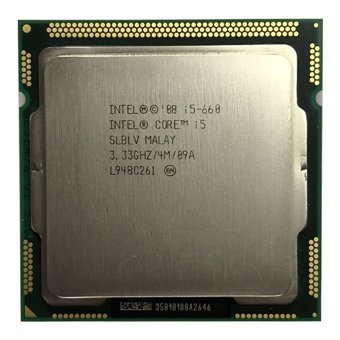 Intel Core i5 660 2 Çekirdekli 3.3 GHz Turbo Hız 4 MB Önbellek LGA 1156 Soket Tipi İşlemci