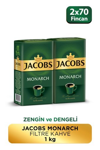 Jacobs Brezilya Arabica Öğütülmüş Filtre Kahve 2x500 gr