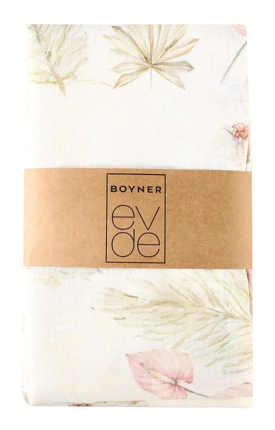 Boyner Evde Polyester 140x240 cm Dikdörtgen Masa Örtüsü Krem