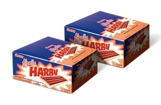 Alpella Harby Karamelli Sütlü Çikolata 600 gr 2 Adet