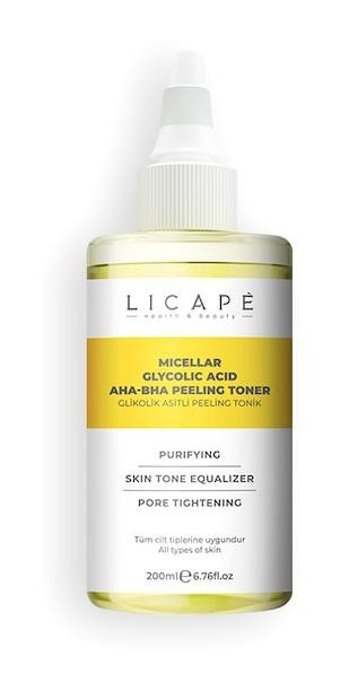 Licape Micellar Karma Ciltler İçin AHA/BHA Salisik Asitli Gözenek Sıkılaştırıcı Köpük Tonik 100 ml