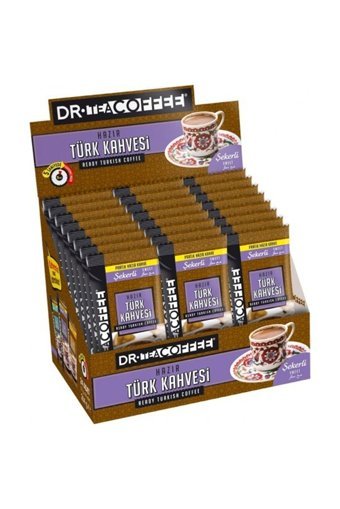 Dr. Tea Coffee Sade Orta Kavrulmuş Türk Kahvesi 24x11 gr