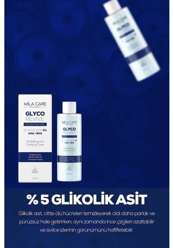 Mila Care Glyco Revive Kuru Ciltler İçin Likit Tonik 150 ml