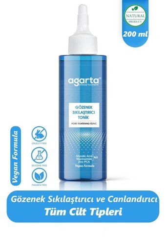 Agarta Tüm Ciltler İçin Köpük Tonik 200 ml