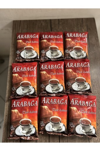 Arabağa Sade Orta Kavrulmuş Türk Kahvesi 9x100 gr