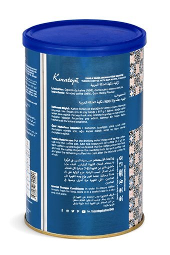 Kocatepe Damla Sakızlı Orta Kavrulmuş Türk Kahvesi 3x250 gr